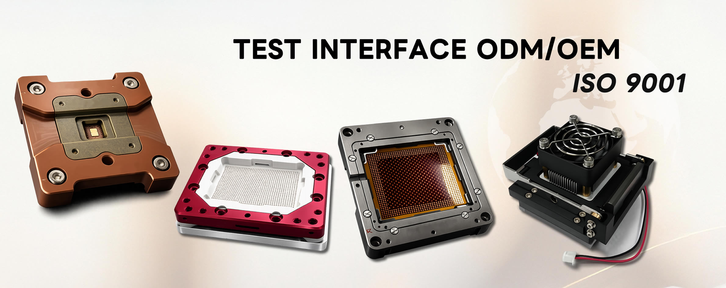 Test Socket ,Teecons – Rolling Contact TYPE,Pogo Pin Socket & LID TYPE,Rubber Socket TYPE